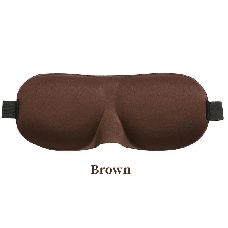 3D Contoured Sleep Eye Mask – Light-Blocking Molded Night Blindfold for Men & Women | قناع نوم مريح 3D بغطاء محدب – لحجب الضوء بالكامل للرجال والنساء