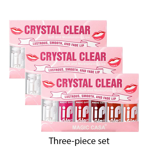 MAGIC CASA 6pcs Jelly Lip Oil – Plumping & Hydrating Gloss | ماچيك كازا طقم 6 زيوت شفاه جلّي – ترطيب ولمعان طبيعي