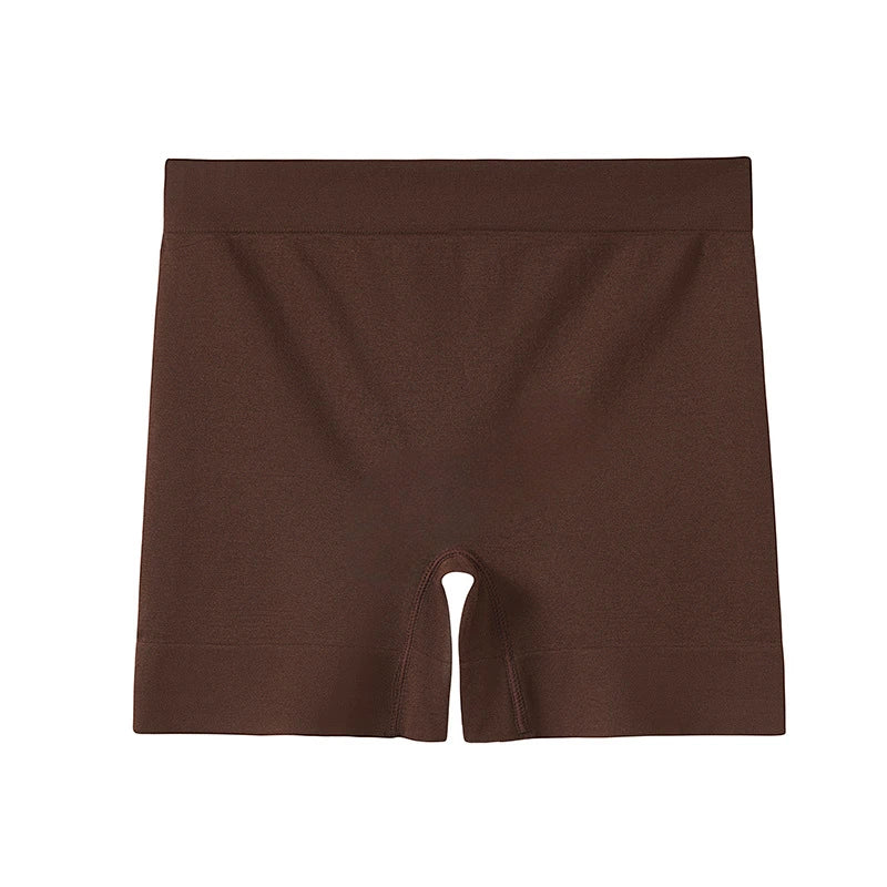 High Waist Seamless Ice Silk Safety Briefs – Women’s Anti-Slip Flat-Cut Underwear with Inner Seam for All-Day Comfort | شورت نسائي بخصر عالٍ وخياطة داخلية – تصميم آيس سيلك مريح ومضاد للانزلاق والتكشف طوال اليوم