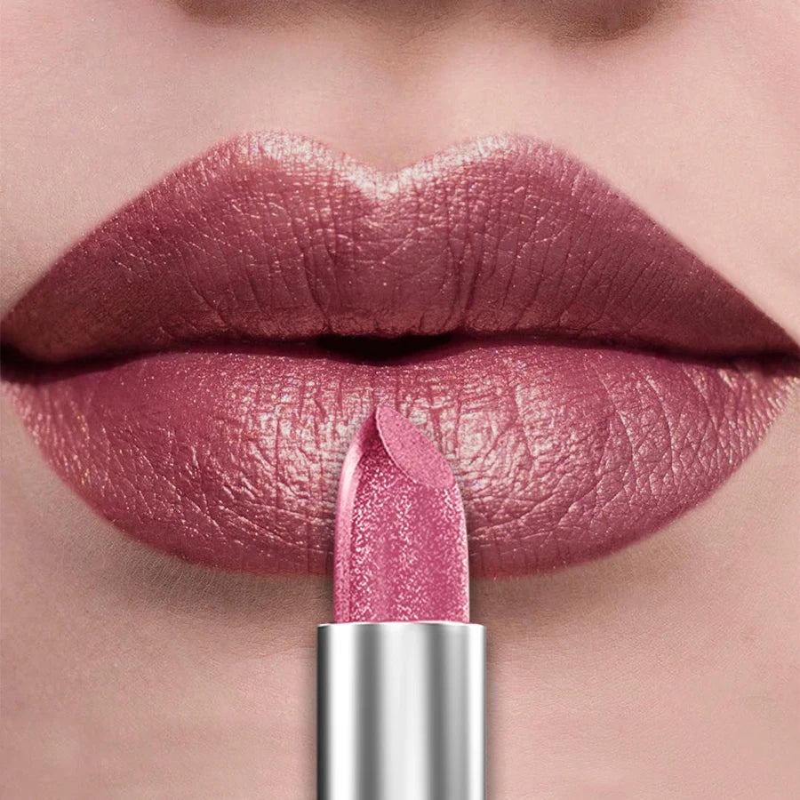 ✨ 21 Colors Metallic Glitter Lipstick – Bold, Shiny & Long-Lasting Matte Tint 🔷 طقم 21 لون من أحمر الشفاه اللامع المعدني – ألوان قوية بلمعة لؤلؤية تدوم طويلًا