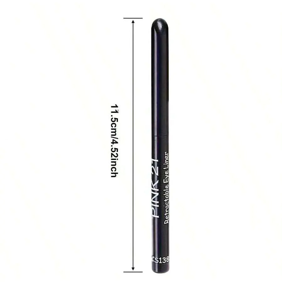 3 أقلام آيلاينر أسود مقاومة للماء وثابتة وطويلة الأمد | 3pcs Waterproof Black Eyeliner Pencils – Long-Lasting & Smudge-Proof