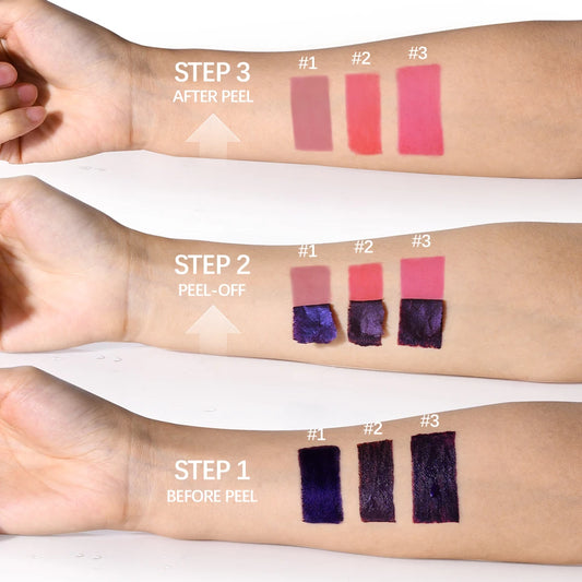✨ Long-Lasting Korean Peel-Off Lip Tint – Waterproof Matte Lip Ink 🔷 تينت شفايف كوري قابل للتقشير – لون شفاه مطفي يدوم طويلاً ومقاوم للماء