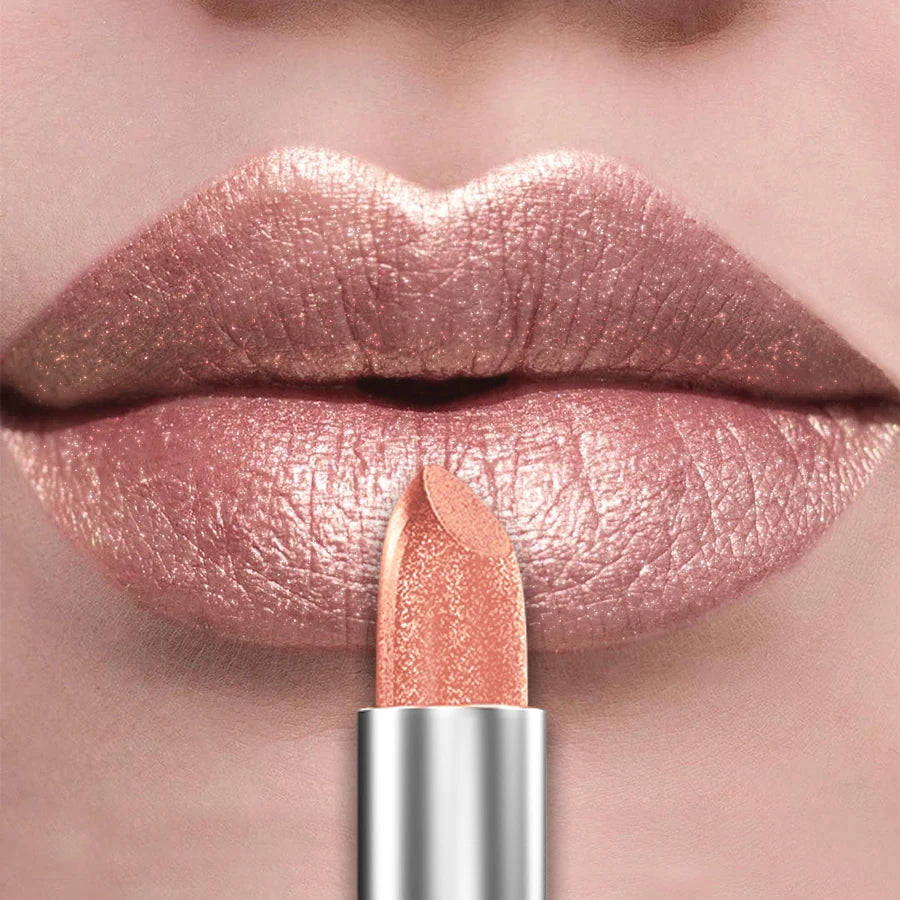 ✨ 21 Colors Metallic Glitter Lipstick – Bold, Shiny & Long-Lasting Matte Tint 🔷 طقم 21 لون من أحمر الشفاه اللامع المعدني – ألوان قوية بلمعة لؤلؤية تدوم طويلًا
