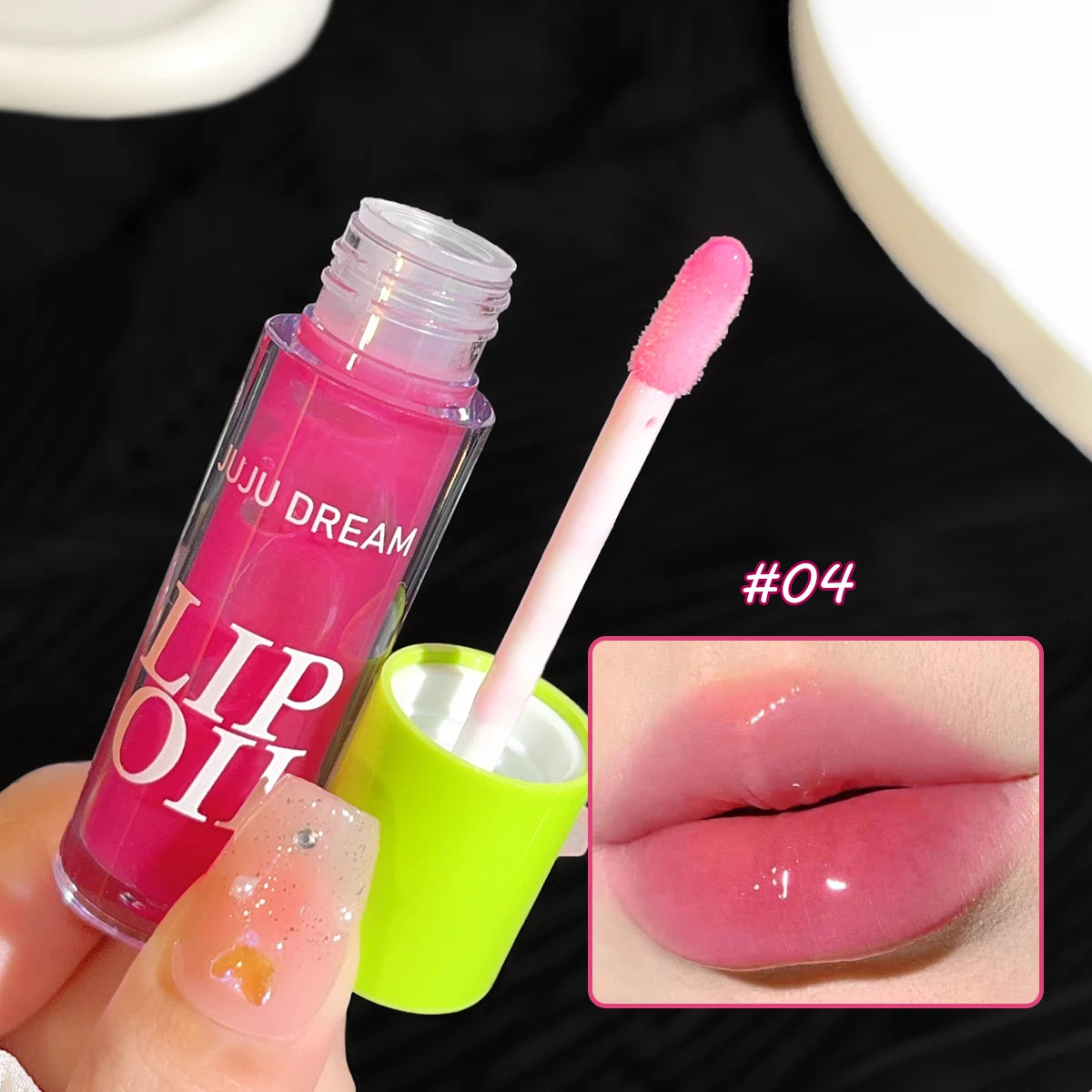Mirror Shine Water Gloss – Long-Lasting, Moisturizing Transparent Lip Plumper | قلوس شفاه لامع بتأثير الزجاج – مرطّب، يدوم طويلًا، شفاف ويمنح الشفاه امتلاء طبيعي