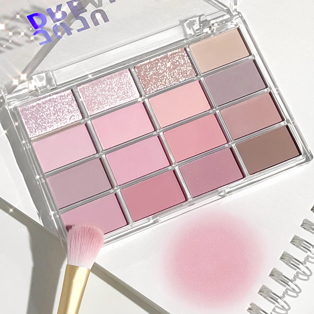 🌈 Love 16-Color Eyeshadow Palette – Matte & Pearlescent Earth Tones | لوحة ظلال عيون 16 لون – لؤلؤية ومطفية بدرجات ترابية ناعمة