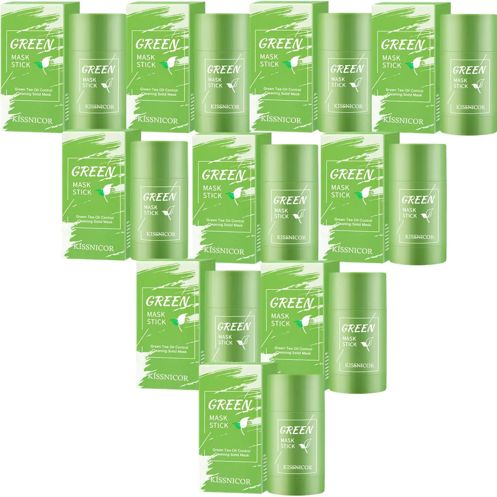 ✨ Green Tea Cleansing Stick Mask – Deep Pore Cleanser & Blackhead Remover 🔷 ماسك تنظيف الوجه بعصا الشاي الأخضر – لإزالة الرؤوس السوداء وتنظيف المسام بعمق