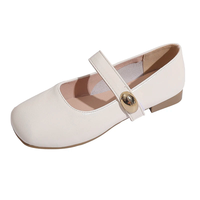 👠 Retro French Slip-On Elegant Flats – Lightweight Pointed Toe Shoes for Women | كعب نسائي مسطح أنيق بأسلوب فرنسي – سهل اللبس وخفيف – مقدمة مدببة