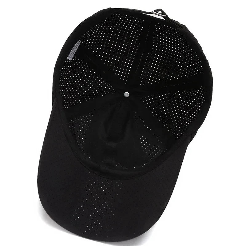 🧢 Quick-Dry Outdoor Sports Sun Cap – Unisex Adjustable Golf & Fishing Hat | قبعة رياضية صيفية سريعة الجفاف – للرجال والنساء – للجولف، الصيد، الجري