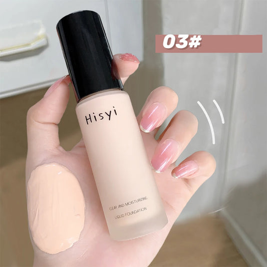 ✨ Liquid Transparent Foundation – Natural Finish & Flawless Coverage 🔷 فاونديشن سائل شفاف – تغطية طبيعية تخفي العيوب بدون تكتل