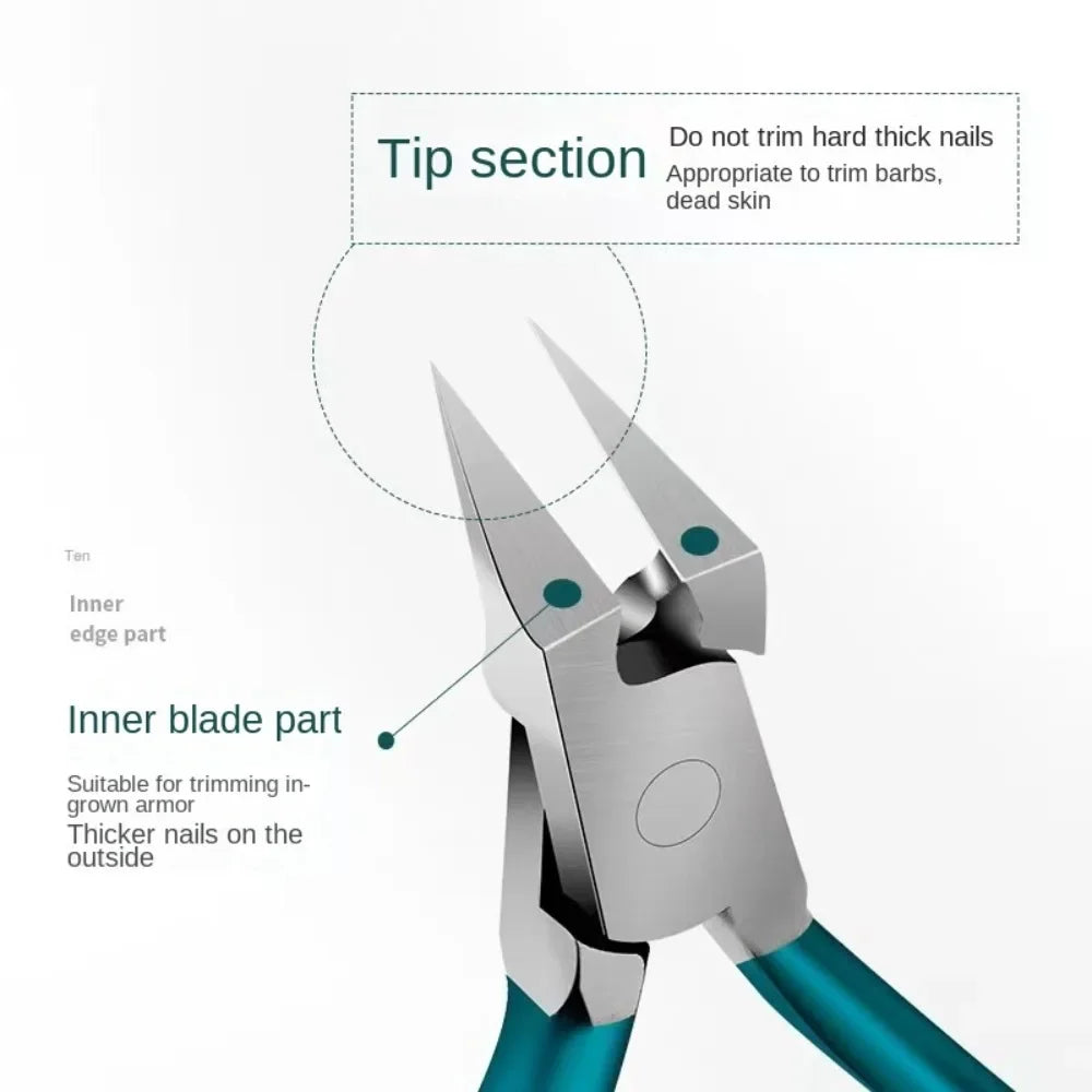 🦶✂️ Stainless Steel Toenail Clipper – Professional Ingrown & Thick Nail Nipper | قاطع أظافر القدم من الستانلس ستيل – احترافي للأظافر السميكة والمنغرسة