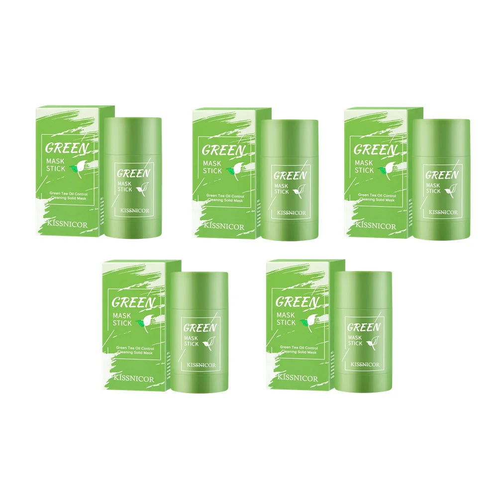 ✨ Green Tea Cleansing Stick Mask – Deep Pore Cleanser & Blackhead Remover 🔷 ماسك تنظيف الوجه بعصا الشاي الأخضر – لإزالة الرؤوس السوداء وتنظيف المسام بعمق