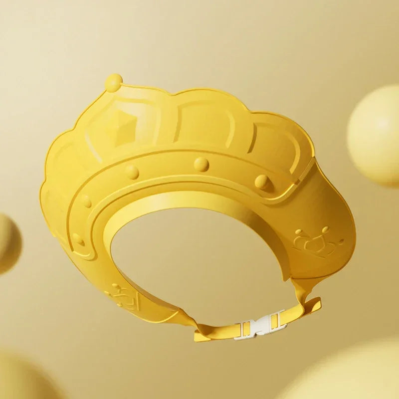 🛁 Adjustable Silicone Shampoo Cap – Baby & Kids Bath Visor with Ear Protection | قبعة شامبو سيليكون قابلة للتعديل – لحماية العينين والأذنين أثناء استحمام الأطفال