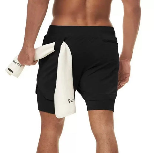 🩳 Men's Camouflage Mesh Running Shorts – Multi-Pocket Fitness & Beachwear | شورت رجالي رياضي بطبعة التمويه – شبكي وخفيف بجيوب متعددة للجيم والشاطئ
