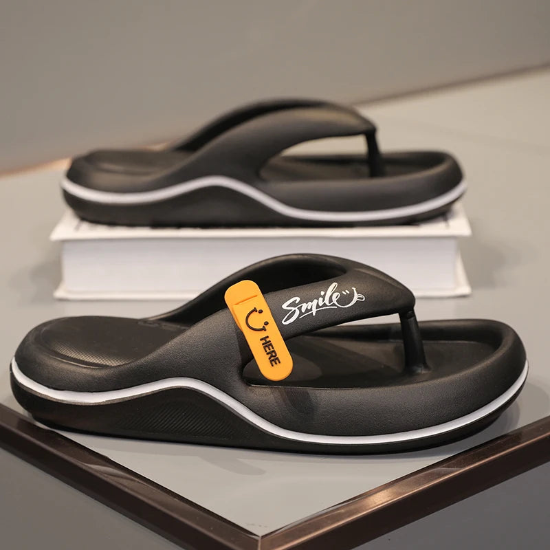 🩴 Summer Men’s Soft EVA Flip Flops – Anti-Slip Beach & Home Slides | شبشب رجالي صيفي بنعل EVA ناعم – للشاطئ والمنزل – مانع للانزلاق