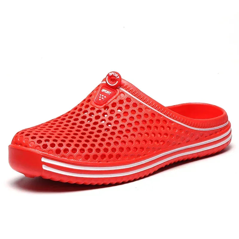 YRZL Men’s Lightweight Summer Clogs – EVA Breathable Slip-On Sandals for Beach, Garden & Home | صنادل صيفية رجالية خفيفة من YRZL – مخرمة وخفيفة للبحر والحديقة والمنزل