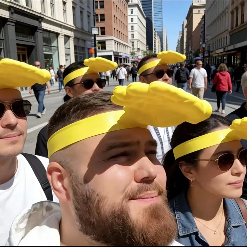 Hand Shaped Sun Hat with Full Face & Neck Coverage - قبعة شمسية بتصميم اليد مع تغطية كاملة للوجه والرقبة