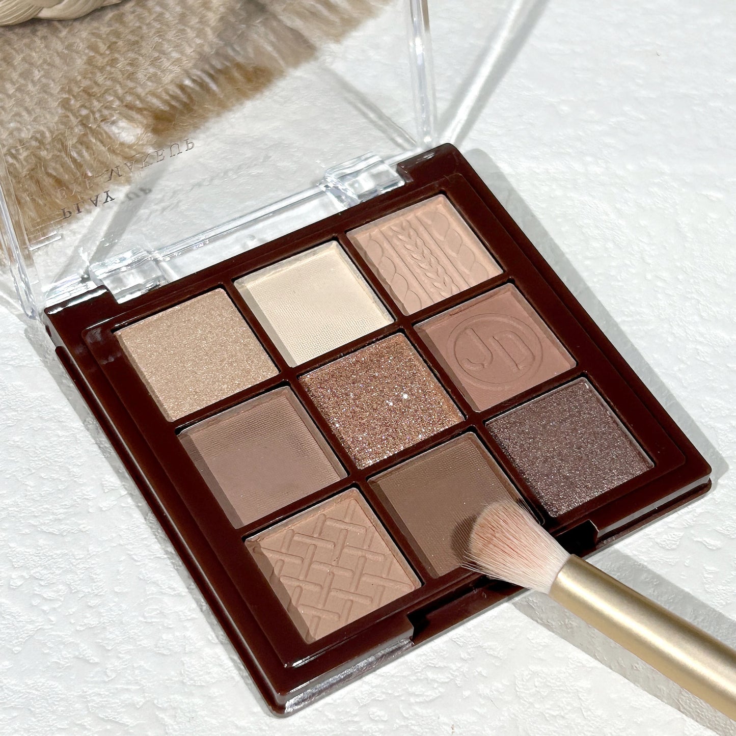 Chocolate Warm Brown Earth Eyeshadow Palette – 9 Shades