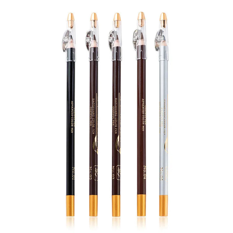 Eyebrow Pencil Available Eyebrow Pencil Shadows Cosmetics Natural Long Lasting Tint Waterproof Microblading Wooden Eyebrow Pen