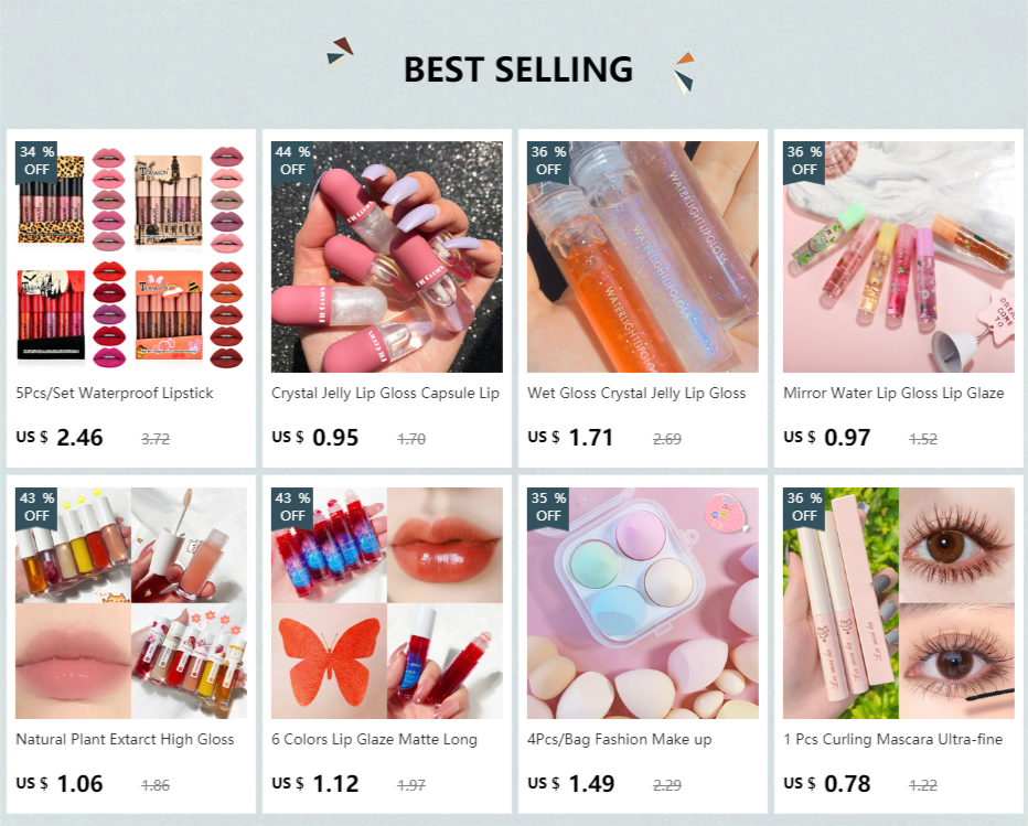 5Pcs/Set Waterproof Lipstick Sexy Halloween Lip Stick Matte Velvet Lipsticks Lips Makeup Cosmetics Labiales Matte