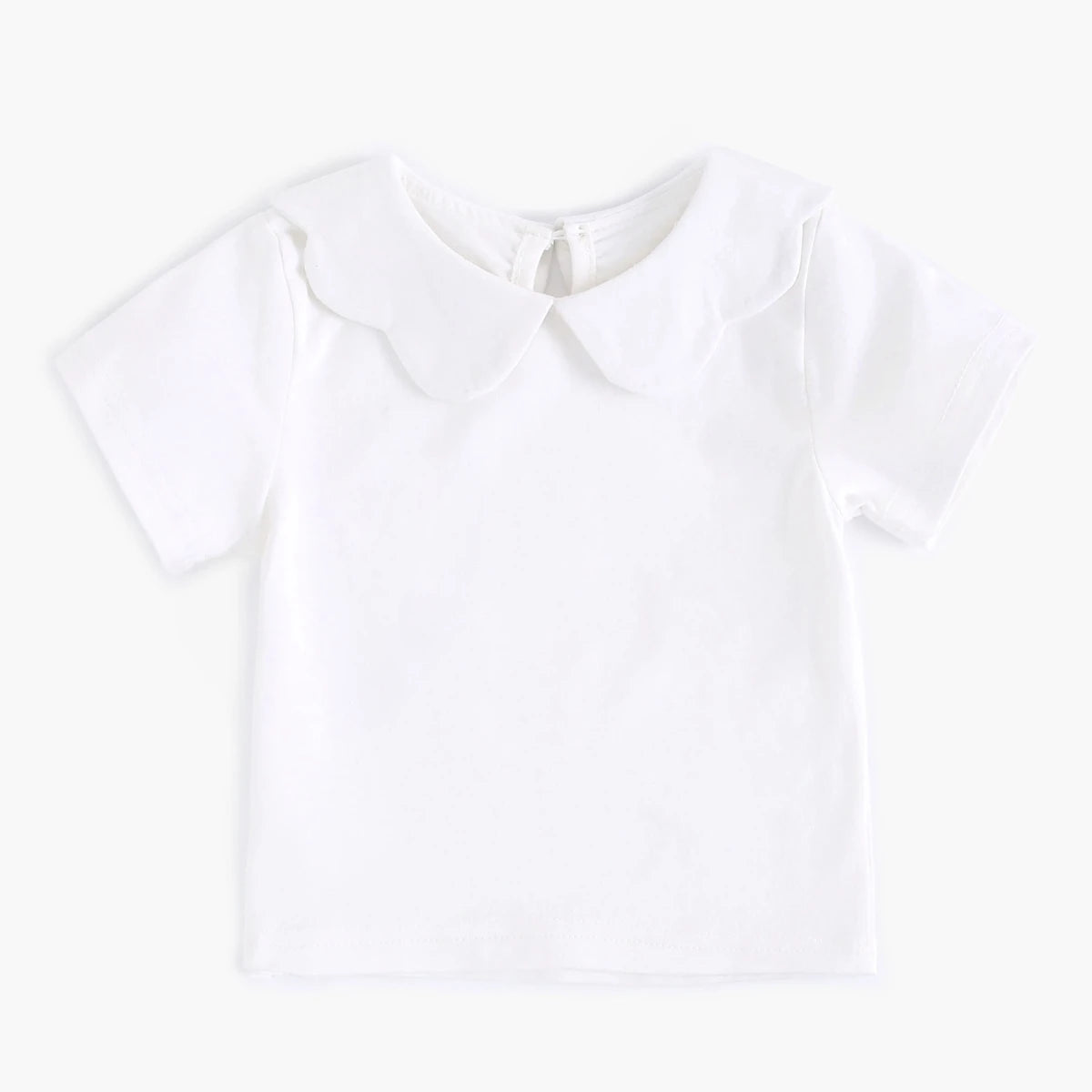 Sanlutoz Soft Cotton Baby Girls T-shirt Cute Infants Tops Clothing White Newborn
