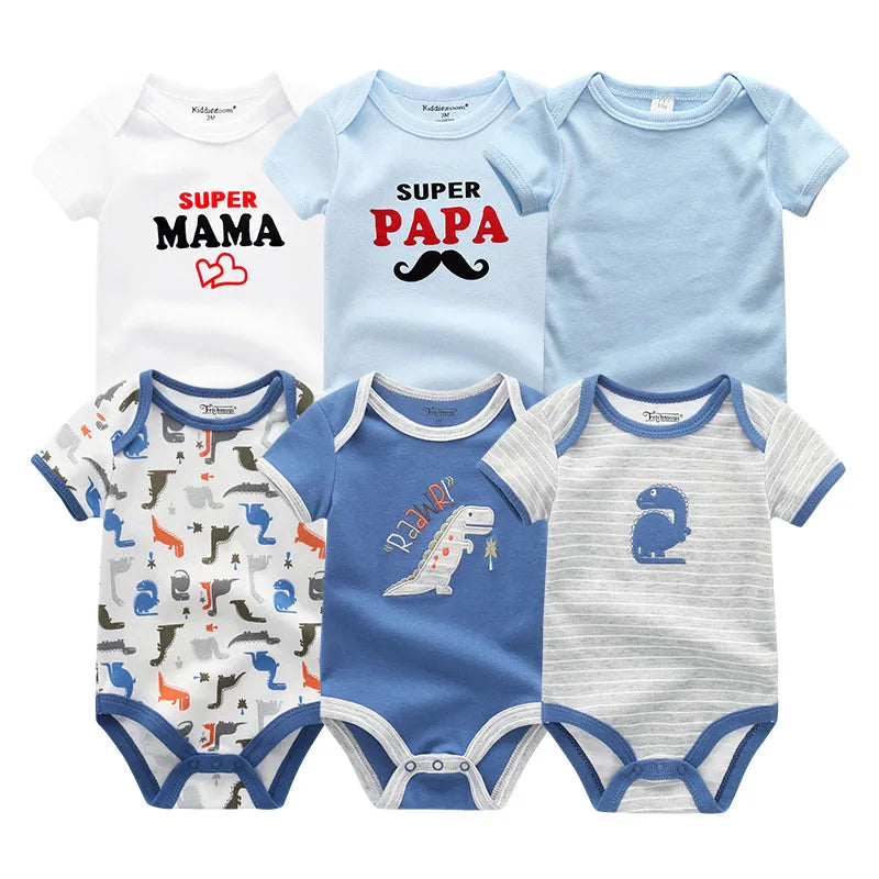 Baby Girl Jumpsuit 6Pcs/Lot Body Suit Spring Summer Toddler Boys Romper