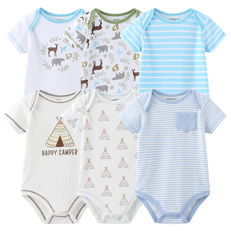 Baby Girl Jumpsuit 6Pcs/Lot Body Suit Spring Summer Toddler Boys Romper
