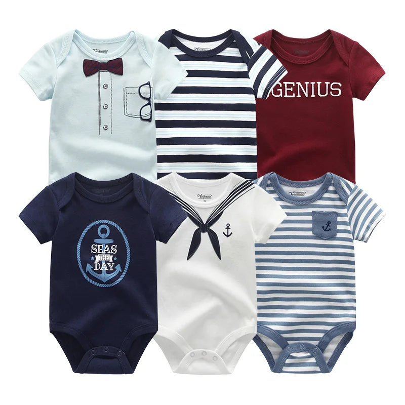 Baby Girl Jumpsuit 6Pcs/Lot Body Suit Spring Summer Toddler Boys Romper