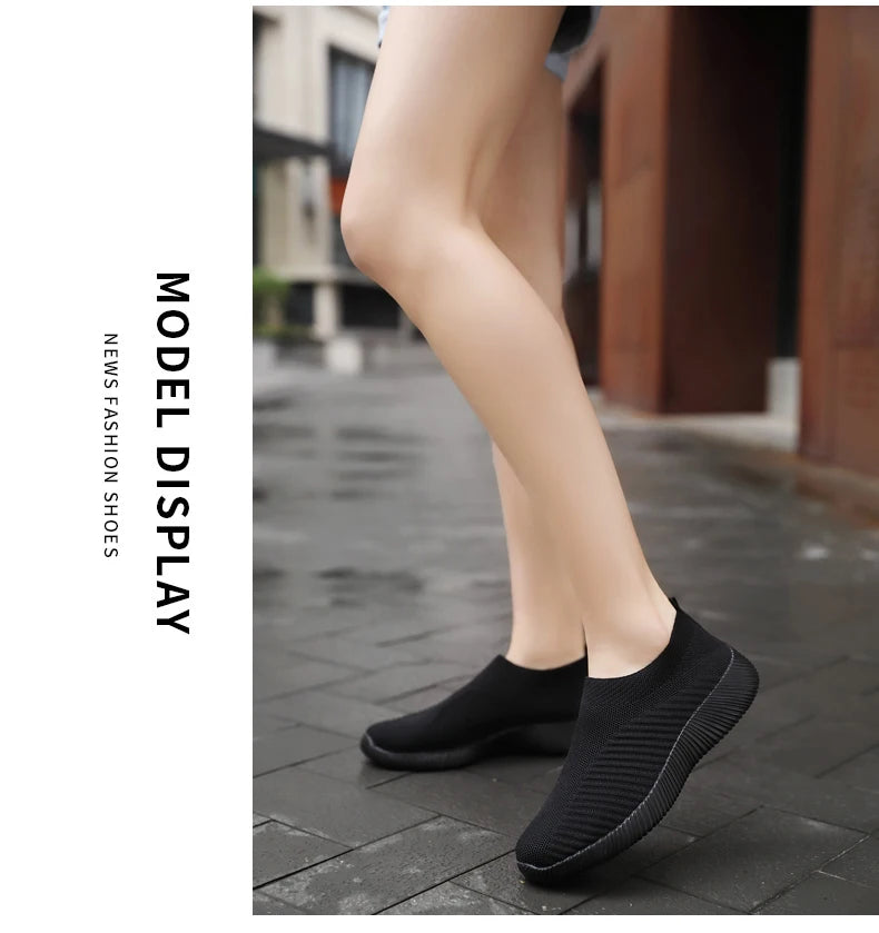 Women’s Vulcanized Slip-On Sneakers – High Quality Loafers, Plus Sizes Available | حذاء نسائي فلكنايزد بدون رباط – لوفزر أنيقة عالية الجودة، مقاسات كبيرة متوفرة