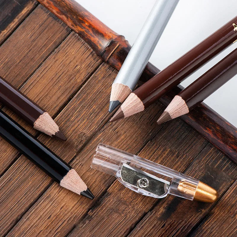 Eyebrow Pencil Available Eyebrow Pencil Shadows Cosmetics Natural Long Lasting Tint Waterproof Microblading Wooden Eyebrow Pen