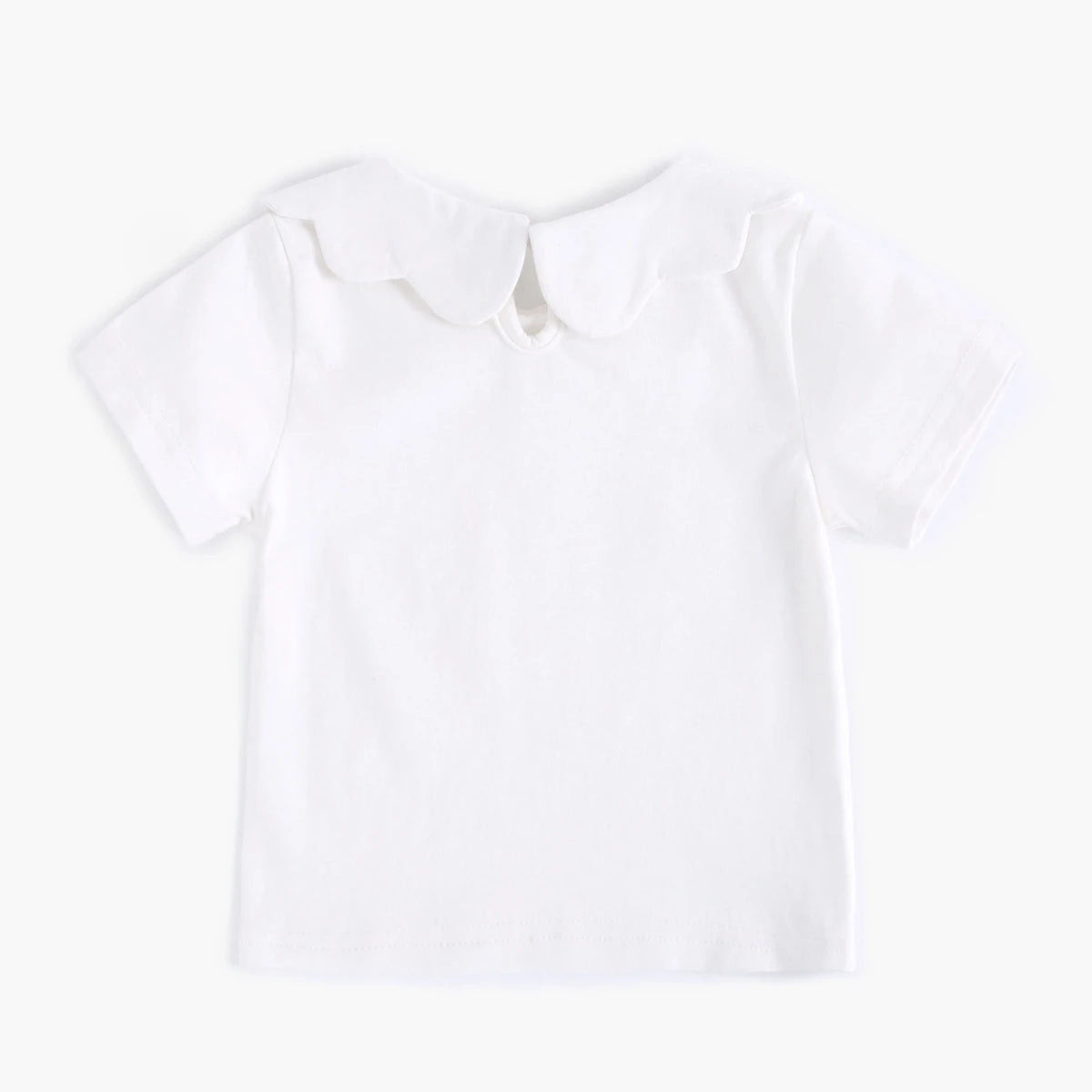 Sanlutoz Soft Cotton Baby Girls T-shirt Cute Infants Tops Clothing White Newborn