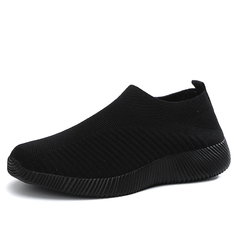 Women’s Vulcanized Slip-On Sneakers – High Quality Loafers, Plus Sizes Available | حذاء نسائي فلكنايزد بدون رباط – لوفزر أنيقة عالية الجودة، مقاسات كبيرة متوفرة