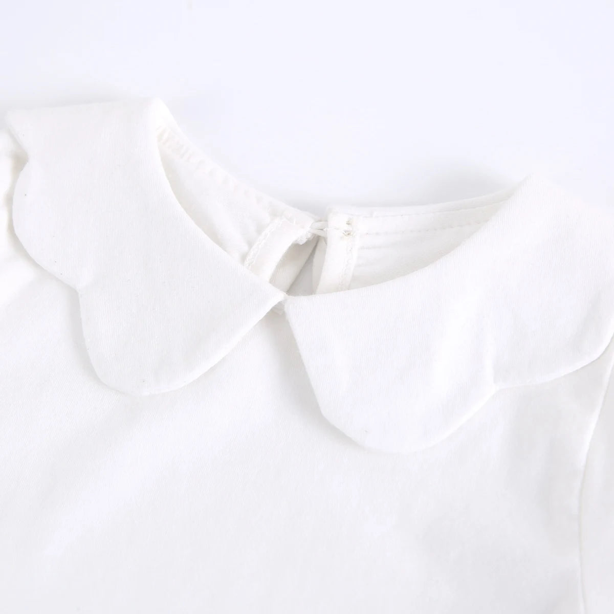Sanlutoz Soft Cotton Baby Girls T-shirt Cute Infants Tops Clothing White Newborn