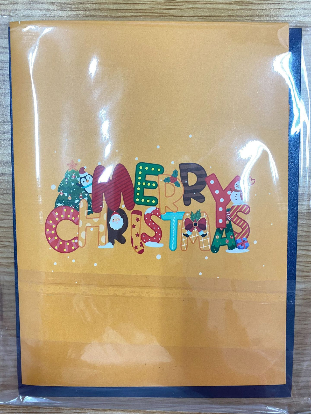 1PC Christmas Tree 3D Pop-Up Card Christmas Sparkling Fantasy Greeting Card Christmas Tree Blessing Gift Message Card