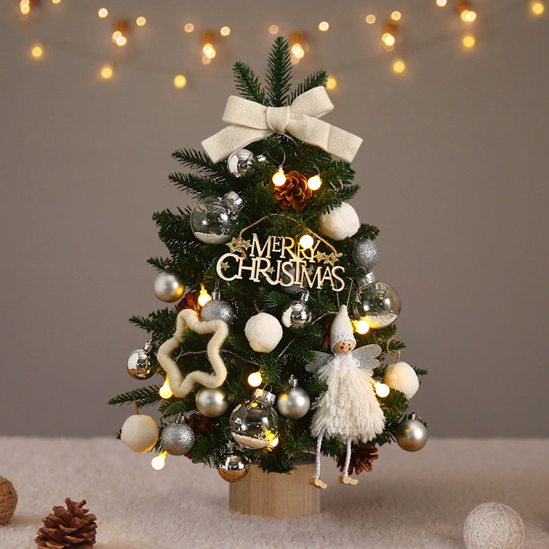 1PC Christmas Decoration Christmas Tree Desktop Small Tree Ornaments New Year Navidad Gift Christmas Festival Party Supplies