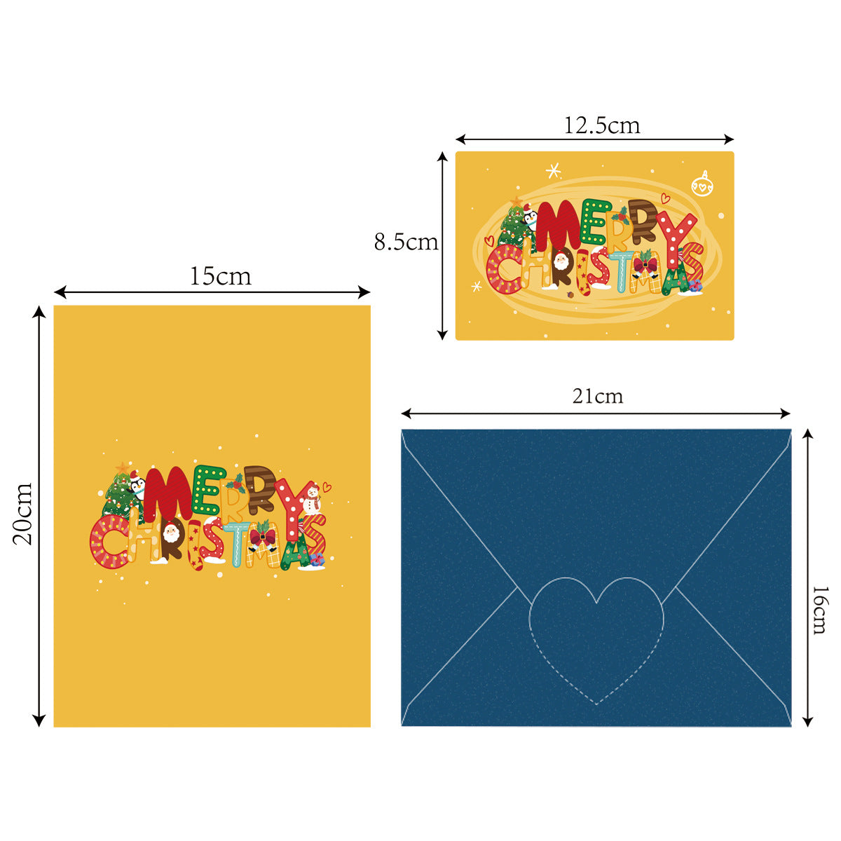 1PC Christmas Tree 3D Pop-Up Card Christmas Sparkling Fantasy Greeting Card Christmas Tree Blessing Gift Message Card