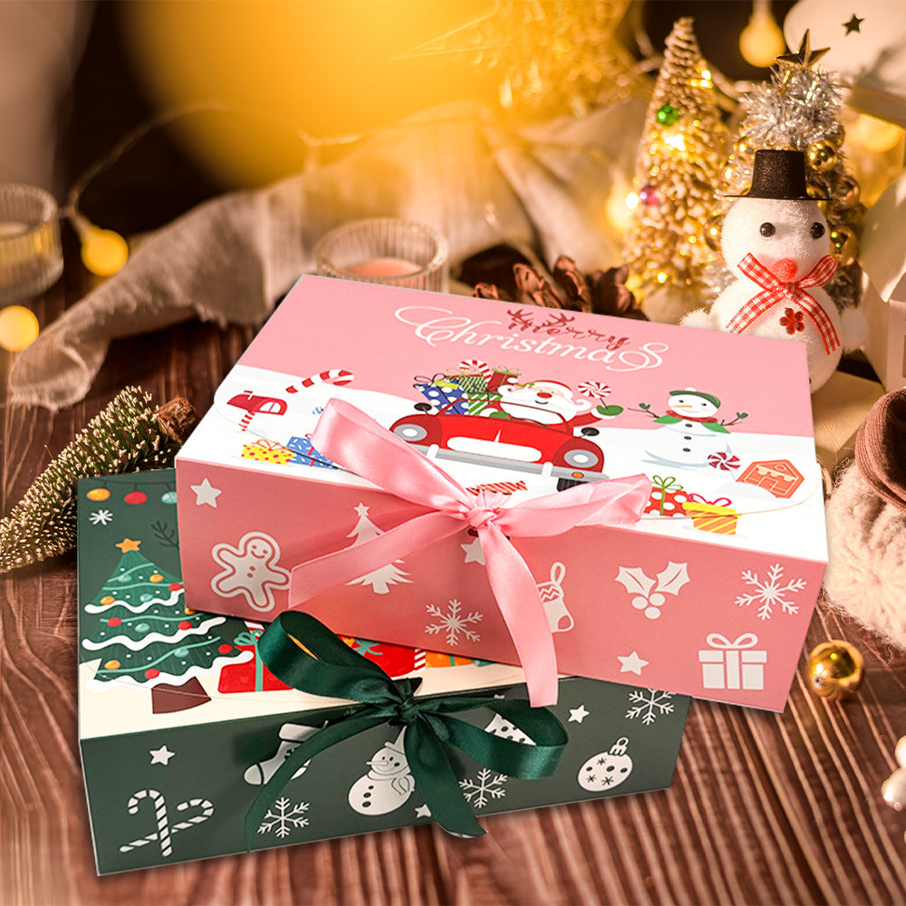 4/12pcs Large Christmas Gift Boxes with Lids - Elegant Holiday Party Packaging, for Christmas, Weddings, Birthdays, Gift Wrap