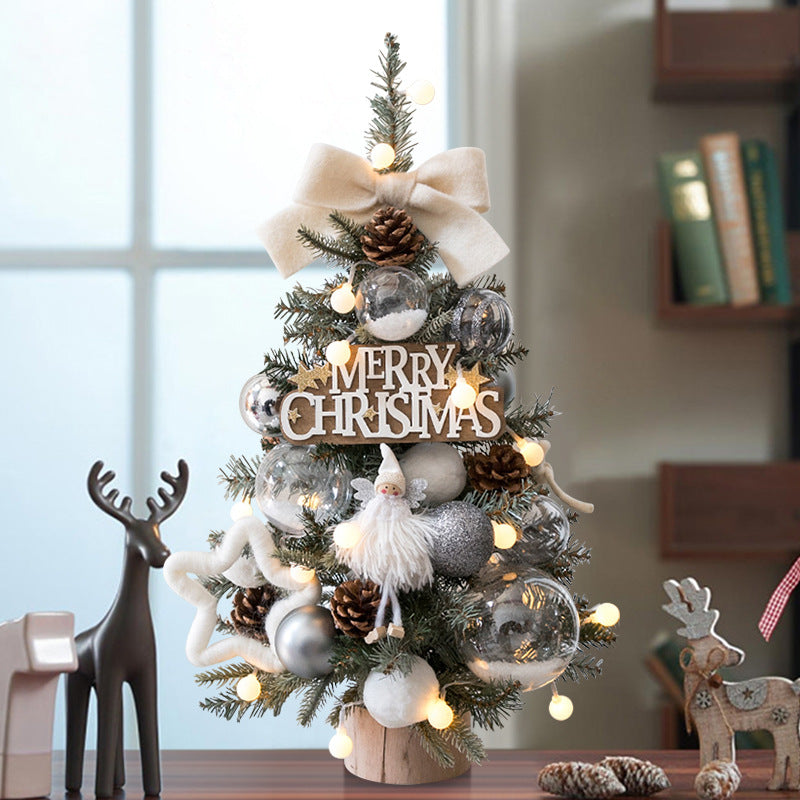 1PC Christmas Decoration Christmas Tree Desktop Small Tree Ornaments New Year Navidad Gift Christmas Festival Party Supplies