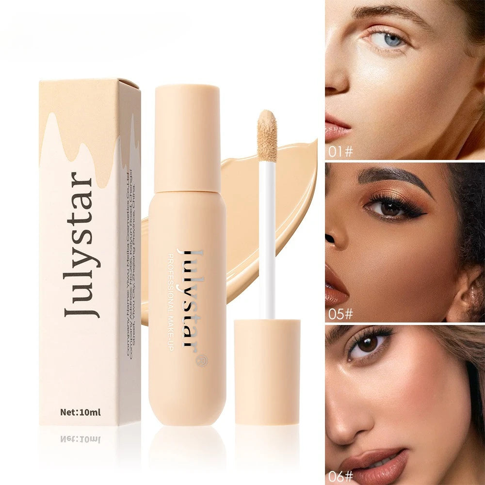 6 Colors Liquid Concealer Full Coverage for Acne Scars Tattoo Body Face Waterproof Long Lasting Easy Blend Korean Make Up