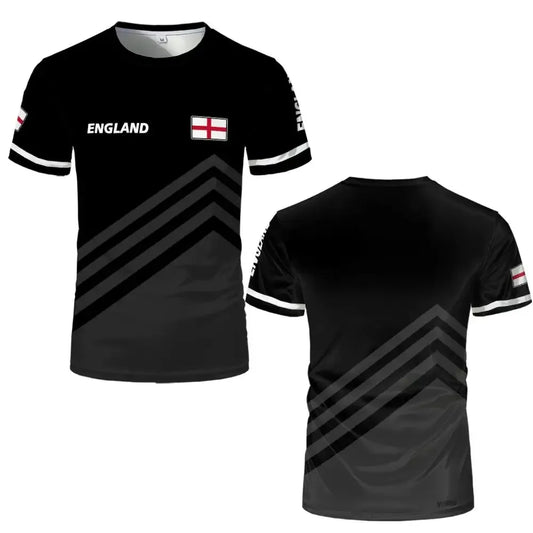 2026 New England Flag Print Jersey 3D Printed Quick Dry Breathable T Shirt Family Style for Kids Adults Outdoor Training Sports