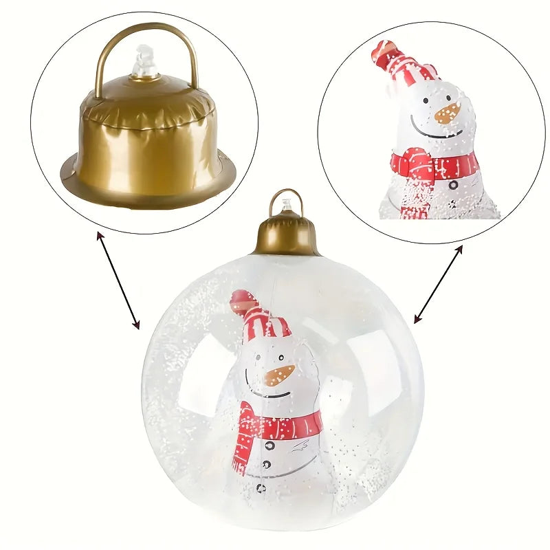 1PC Inflatable Christmas Decorations, Outdoor Inflatable Ornaments for Christmas, Suitable for Christmas, Halloween, Easter