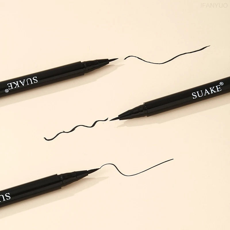 Quick-dry Eyeliner Pencil Makeup Long Lasting Smooth Matte Eye Liner Waterproof Anti-Smudge Liquid Eyeliner Pen Eyes Cosmetics