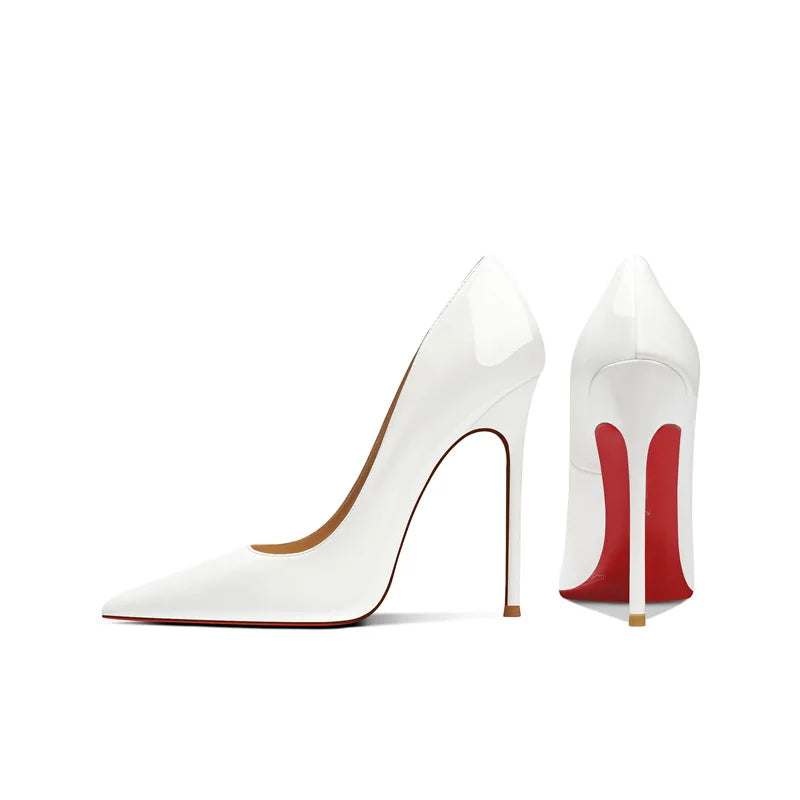 Trend Patent Leather High Heels 12cm – Pointed Toe Pumps