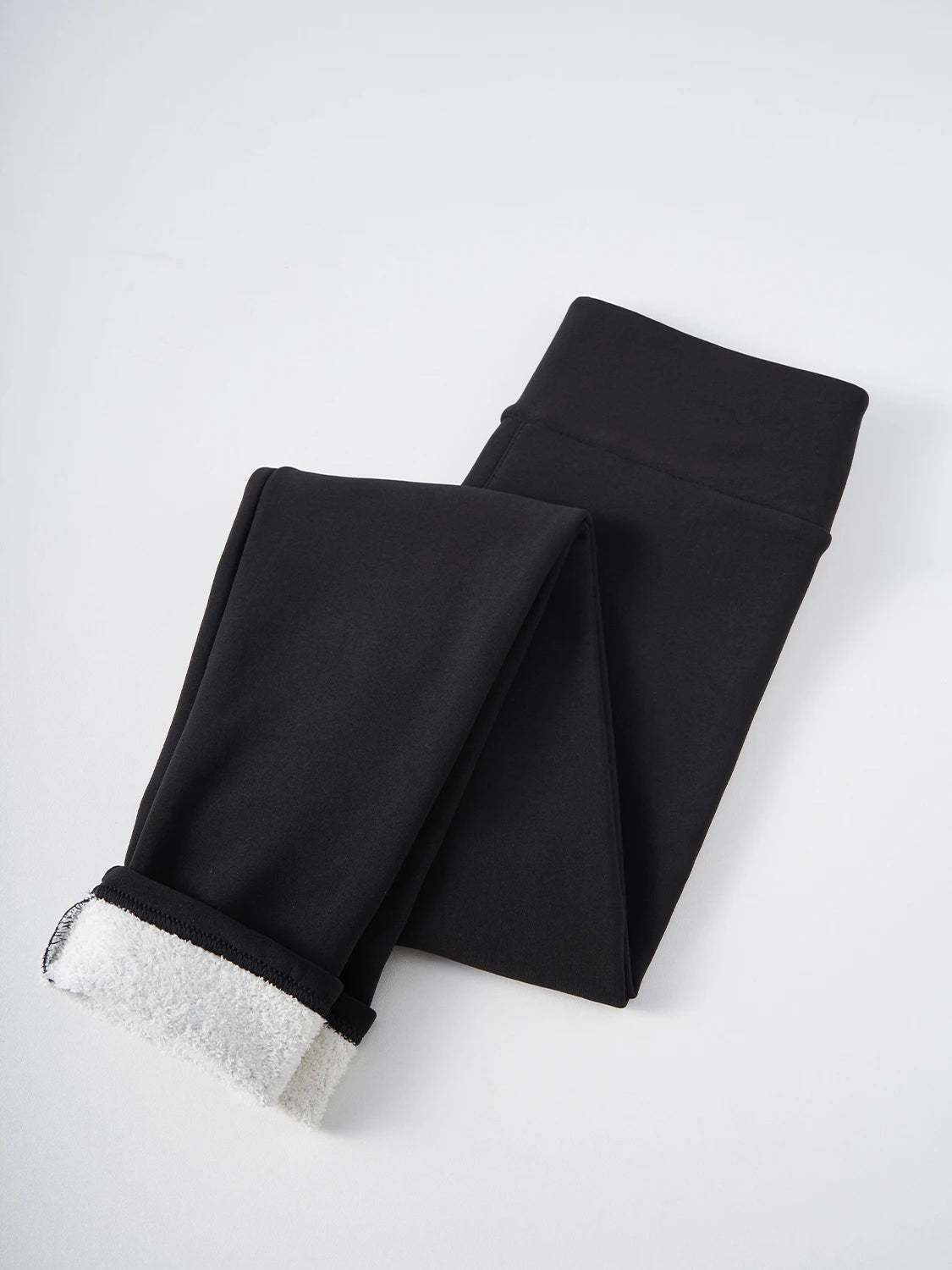 1PC Women Autumn Winter Plus Velvet Shapewear Pants High Waist Elastic Slim Solid Color Warm Leggings Running Yoga Prevent Cold