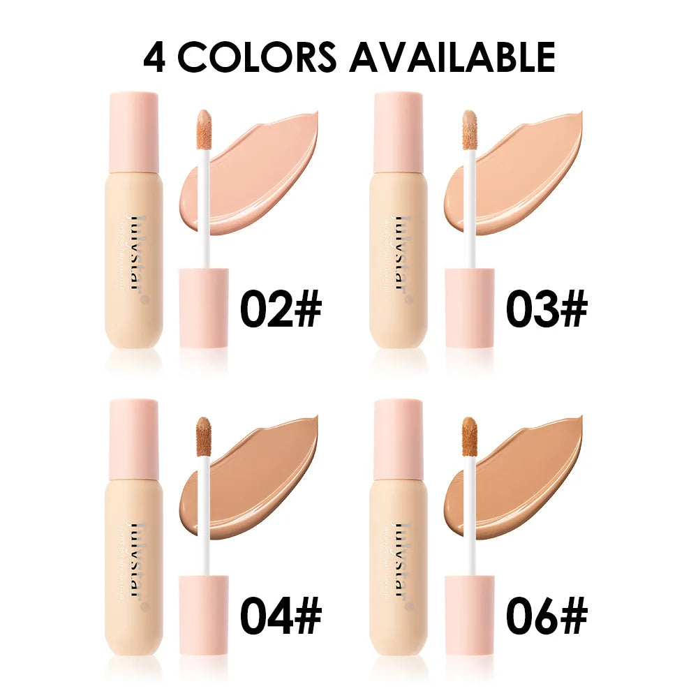 6 Colors Liquid Concealer Full Coverage for Acne Scars Tattoo Body Face Waterproof Long Lasting Easy Blend Korean Make Up