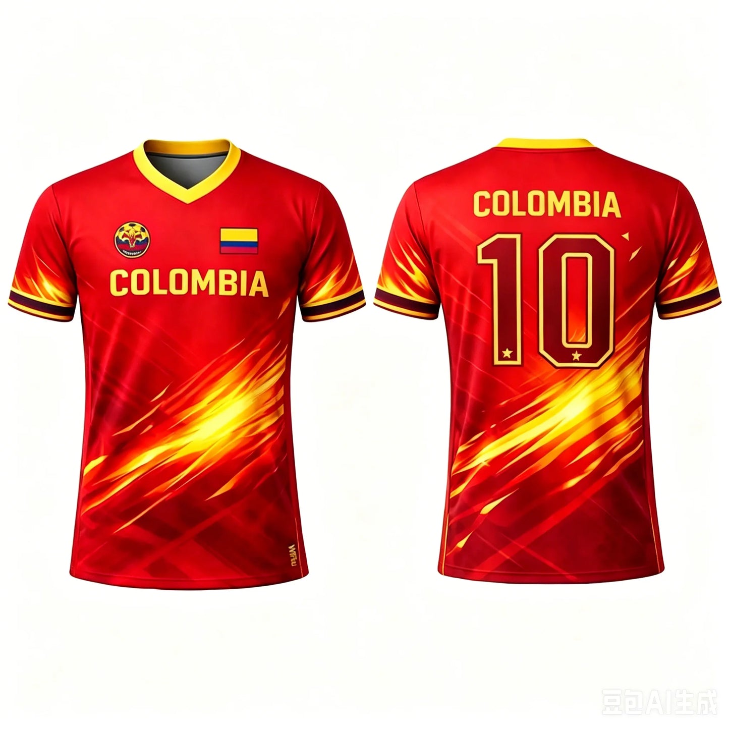 Summer Colombia Flag 3D Printed Soccer Jersey T Shirt Breathable Quick Dry Family Style for Kids Adults Outdoor Training Sports