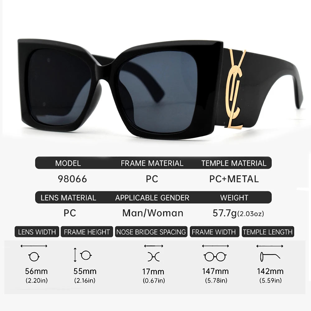 Classic Cat Eye Women’s Sunglasses – Designer Gradient UV400 Shades