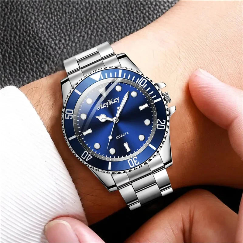 1PC Surprise Mystery Watch Blind Box-Fashion Large Dial Men Business Watches Casual Clock Sports Quartz Wristwatch（Without Box）