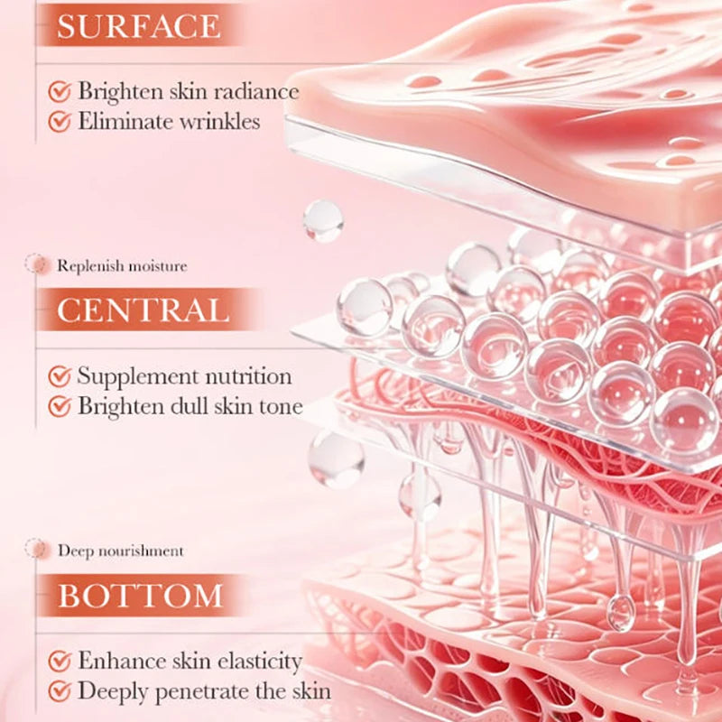 Collagen Niacinamide Brightening Serum 12ml Hydrating Moisturizing Radiant Facial Skincare Essence Refreshing And Non-sticky