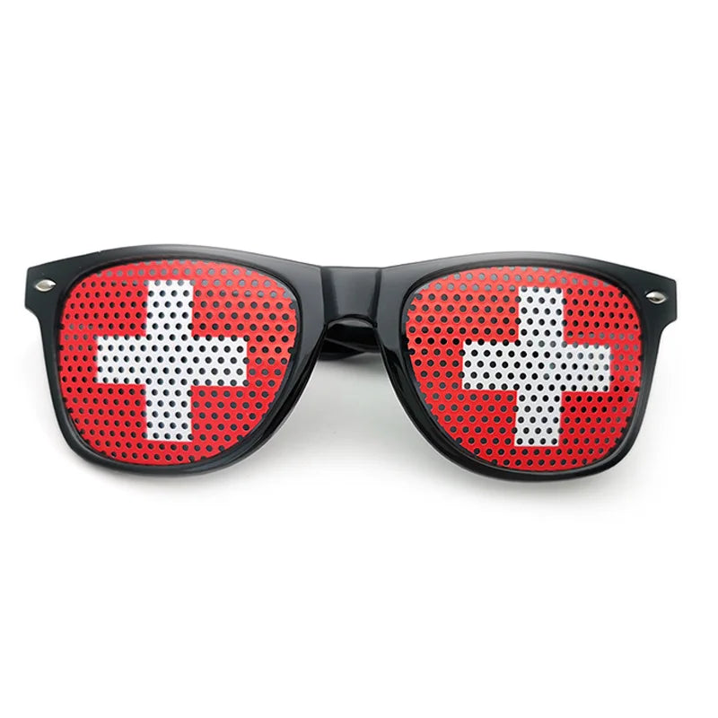42 Countries Flag Fashion Sunglasses- نظارات شمسية بتصميم أعلام الدول