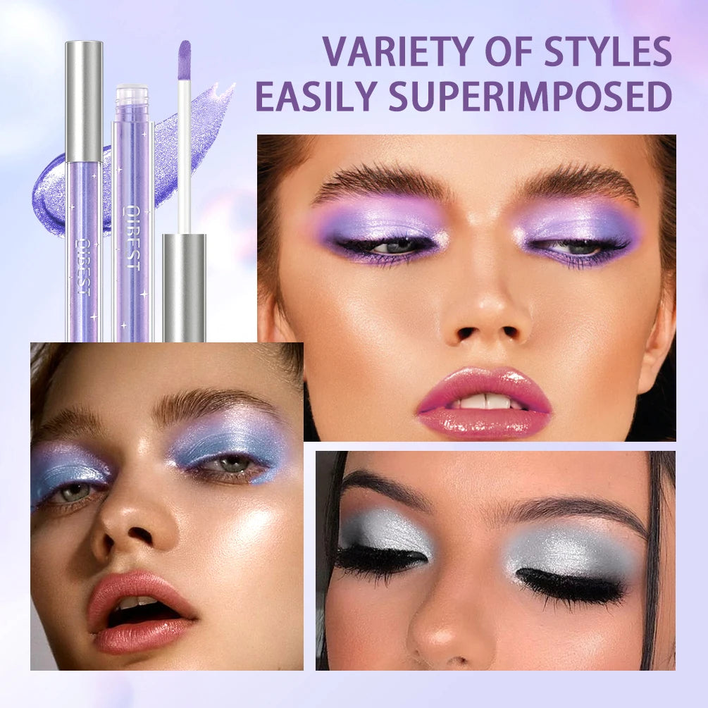 Diamond Shimmer Waterproof Liquid Glitter Eyeliner Eyeshadow Shiny Metallic Eyeliner Pen Eye Beauty Party Makeup Eye Shadow